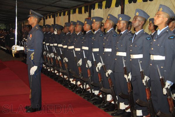 The Commissioning and Passing Out Parade at SLAF Diyatalawa